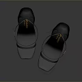 Stylish Black High Heels with Yellow YSL Heel Design as Essential Daily Fashion Footwear
