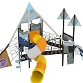 Non-standard amusement slide 2022 3d model