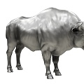 European Bison Bison Cattle 3d model