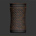 Rustic Textured Orange Brown Ceramic Mug For Home Kitchen Daily Use