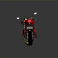 Pink Sleek Sport Motorcycle Featuring Modern Stylish Design Shiny Finish Yellow Wheels and Dark Background