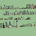 New Chinese Style Lamp Post Various Landscape Lamp Post 3d model