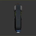 Tactical Modern Weapon Rifle With Orange Gray Color And Magazine Grip Design