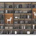 Modern Bookshelf 3d model