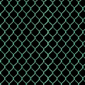 Green Chain Link Fence With Diamond Pattern And Distinct Textured Surface Design
