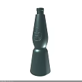 Light Green Decorative Bottle With Floral Pattern And Elegant Shape Design