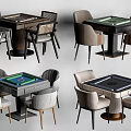 Elegant Modern Entertainment Tables With Comfortable Chairs And Various Tabletop Designs
