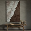 Quiet Wind Decorative Painting 3d model