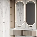 Modern sink double sink 3d model