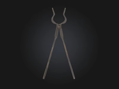 blacksmith pliers fire tongs iron tongs 3d model blacksmith pliers fire tongs iron tongs 3d model