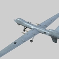 Imagining Enemy PBR US MQ9 Predator Reaper Reaper UAV MQ9 Cha Hit Integrated UAV 3d model