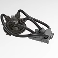 Industrial Equipment With Metal Components Black Hoses And Connecting Parts For Industrial Machinery
