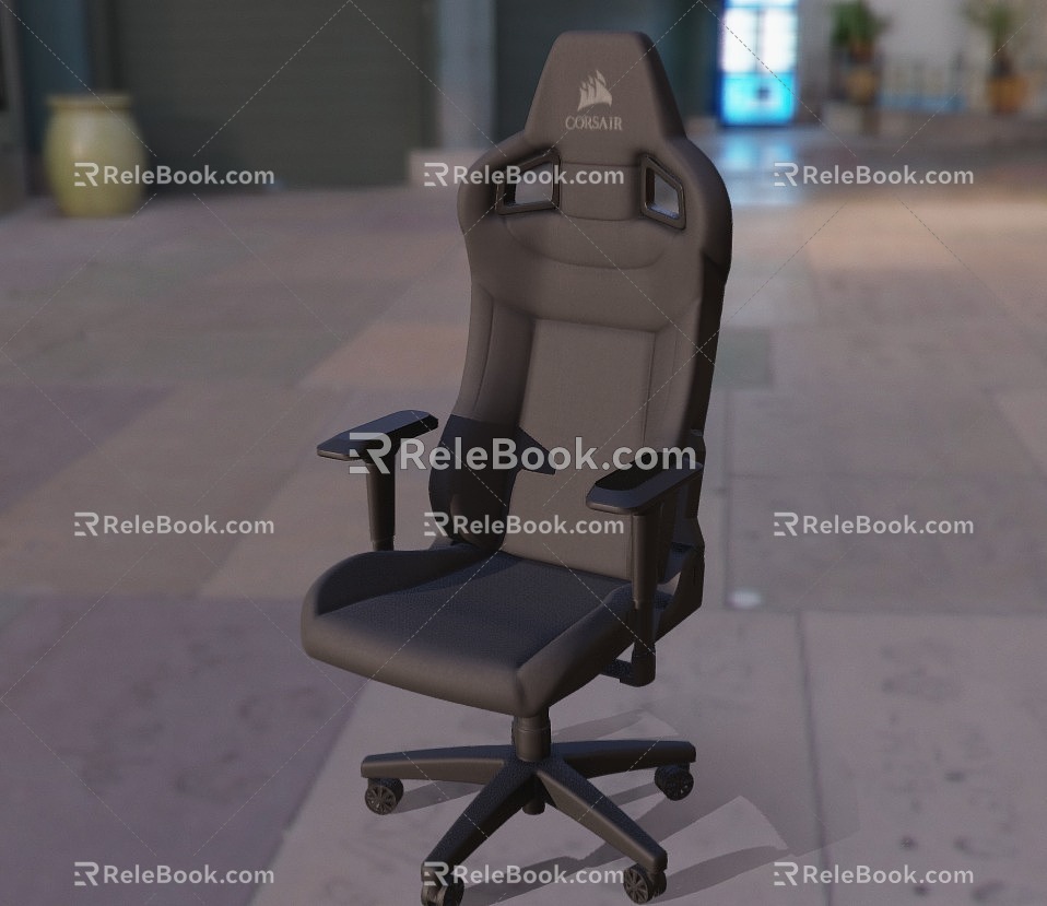 Chair E-sports Chair Swivel Chair Internet Bar Chair 3d model