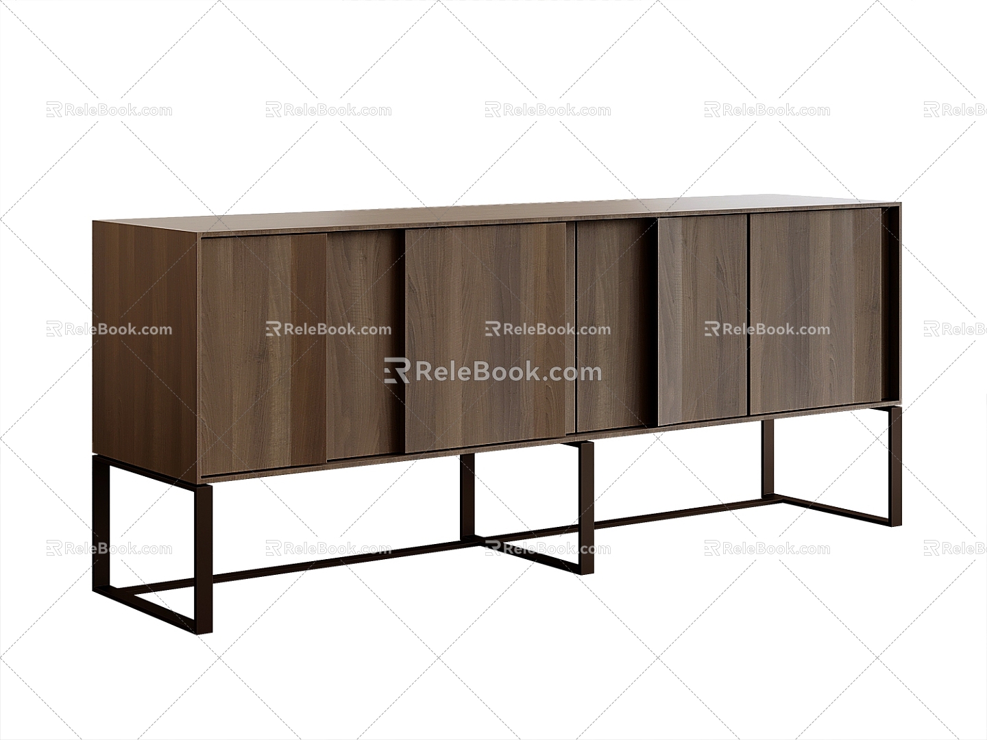 Modern Side Cabinet 3d model