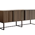 Modern Side Cabinet 3d model