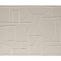 Modern Geometric Texture Square Carpet Geometric Texture Carpet 3d model