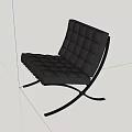 Black Leather Tufted Sofa Bench With Metal Frame In Minimalist Indoor Space