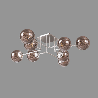 Modern chandelier 3d model