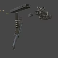 MAT49 submachine gun 3d model