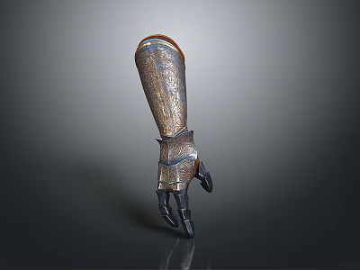 Household Decorative Metal Arm Guard With Intricate Patterns For Daily Use 3d model