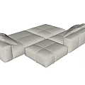 Modern Multiplayer Sofa 3d model