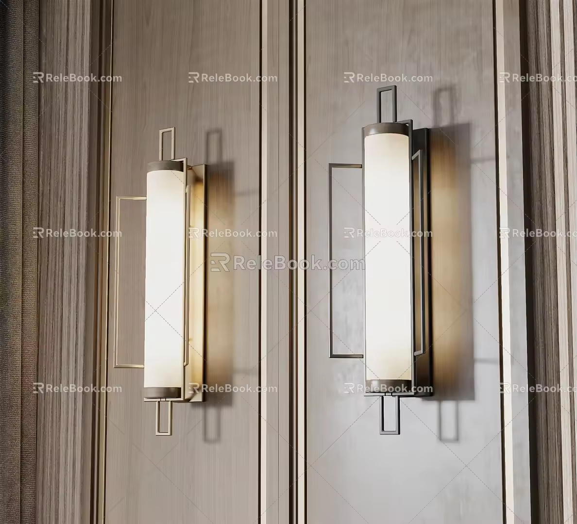 New Chinese Wall Lamp 3d model