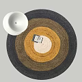 Modern Round Carpet 3d model
