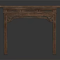 Three Square Wooden Side Tables With Natural Wood Texture And Vintage Design