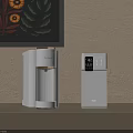 Modern White Kitchen Appliances Coffee Maker And Water Dispenser For Home Countertop