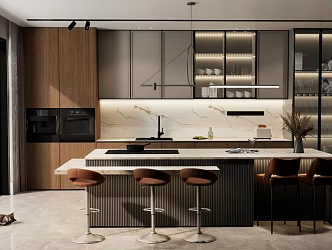 Modern Kitchen 3d model