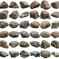 Diverse Natural Stone Varieties And Wood Materials For Decorative And Construction Uses