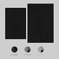 Square Woven Rug With Dark Gray Light Gray White Textures For Indoor Use