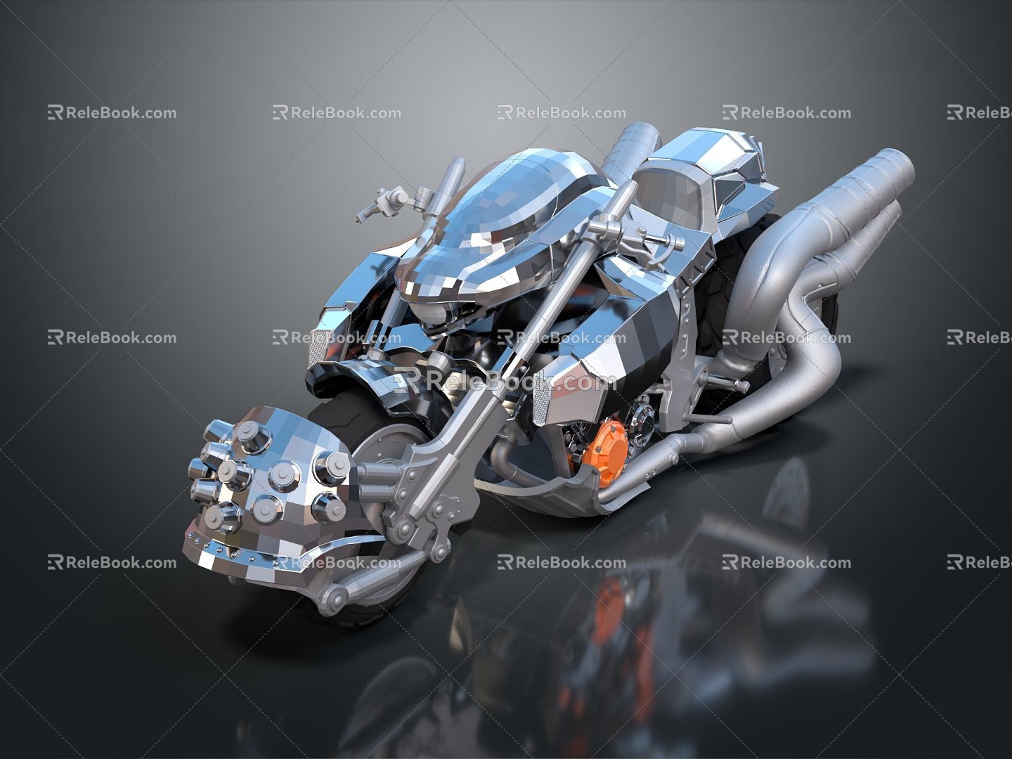 Modern Motorcycle Jet Motorcycle Science Fiction Motorcycle Concept Motorcycle Flying Car 3d model