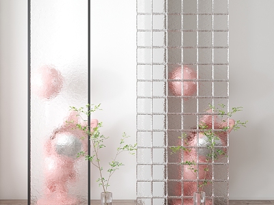 Glass partition model