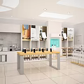 Xiaomi Store Displaying 14 Ultra Smartphones With Wooden Tables And Accessories