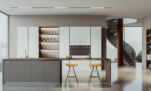 Modern Kitchen 3d model