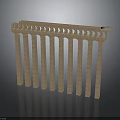 Classical Architectural Structure Featuring Multiple Stone Columns And Decorative Top