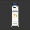 Healthcare Professional Operating Medical Device With 75 Logo For Patient Treatment