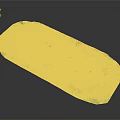 Yellow Canoe Water Vessel In Green Underwater Environment With Details