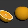 Fresh Ripe Orange Fruit Whole And Sliced With Juicy Pulp And Shiny Peel