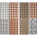 Hollow Cement Brick Partition Hollow Brick Partition Hollow Brick Partition 3d model
