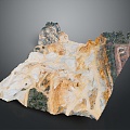 Geography, topography, mountain shape, ridge, ridge, valley, mountain range, canyon, geomorphology, mountain peak, mountain body 3d model