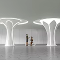 led pillar 3d model