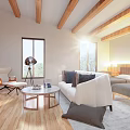 Elegant Hotel Room Interior With Comfortable Bed Large Window And Modern Decor