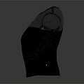 Stylish Black Fitted Top With Mesh Long Sleeves And Modern Design
