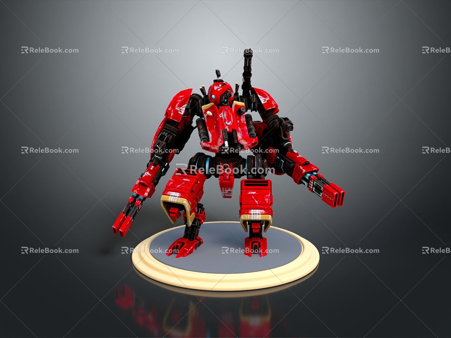 Mecha Warrior Transformers Titan Robot Mecha Soldier 3d model