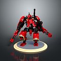 Mecha Warrior Transformers Titan Robot Mecha Soldier 3d model