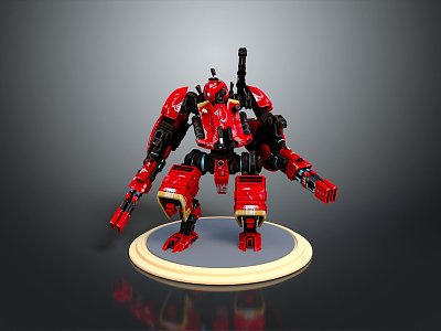 Mecha Warrior Transformers Titan Robot Mecha Soldier 3d model