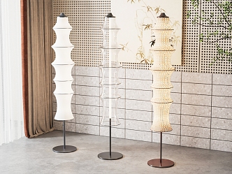 Modern floor lamp floor lamp combination 3d model