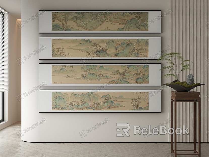 New Chinese Decorative Painting model